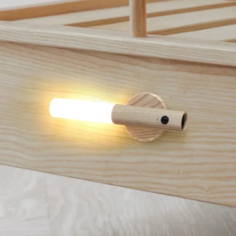 LED USB Night Light Magnetic Wall Lamp Kitchen Cabinet Closet Light Home Staircase Bedroom Table Move Lamp Bedside Lighting -1PC