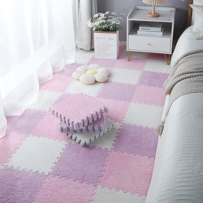 Eva Foam Puzzle Carpet Soft Plush Children's Mat Baby Toys Baby Play Mat  In Children's Room Keep Warm Playmat