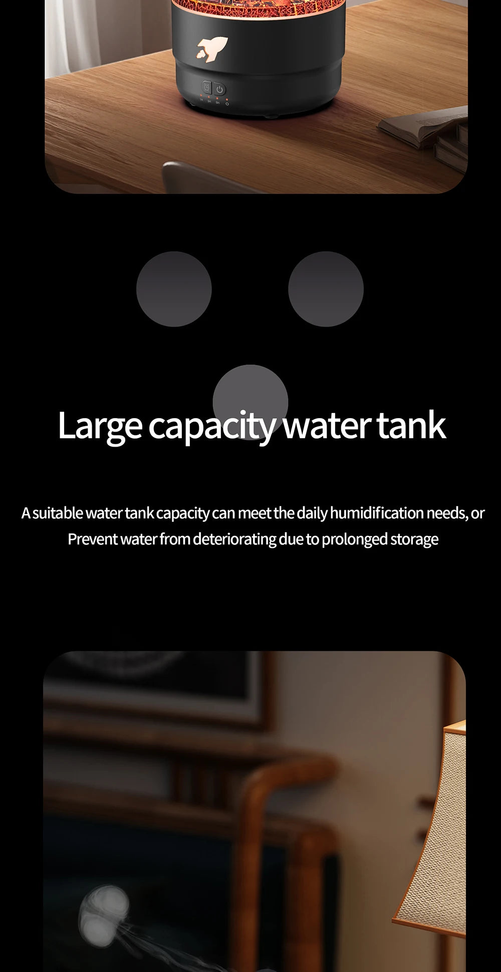 Tехника Xiaomi Cannon Fog Smoke Ring Volcano Aromatherapy Machine Home Office Humidifier Large Capacity Aromatherapy Machine