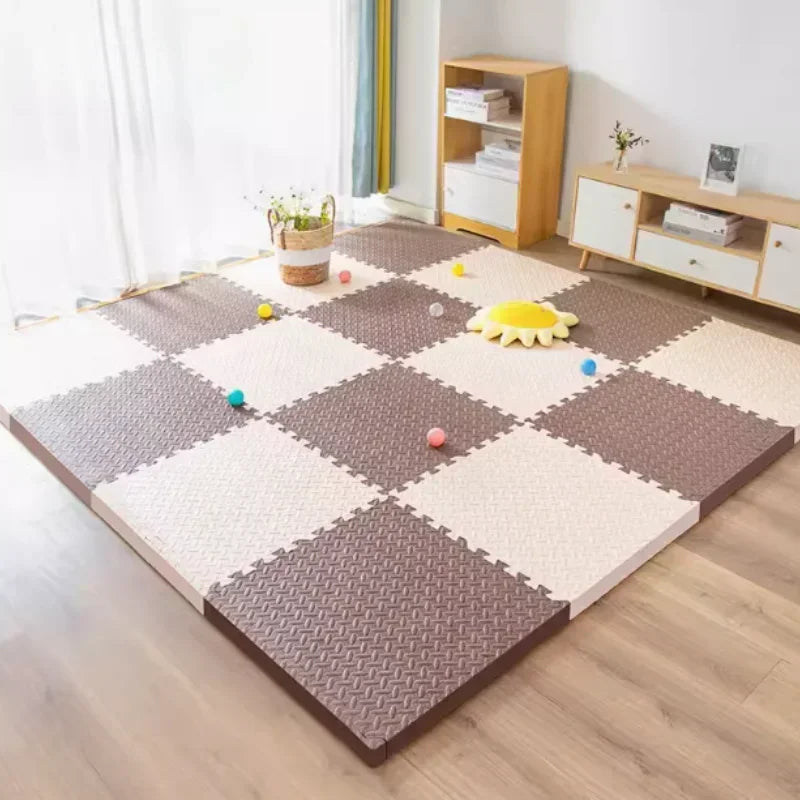 Baby EVA Foam Game Puzzle Mat Soft Non-slip Sports Fitness Mat Interlocking Sports Floor Tiles Children's Room Activity Mat