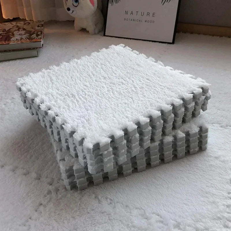 1-20 Pcs Padded Carpet for Baby Carpet Eva Foam Puzzle Carpet Soft Plush Children's Mat in Children's Room Keep Warm Playmat