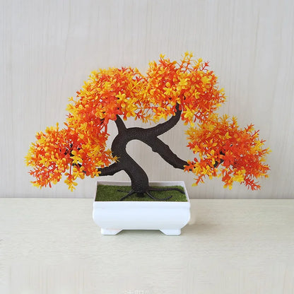 Simulated Potted Dragon Whisker Tree Bonsai Green Plant For Office Desktop Decoration Flowers Potted Home Creative Decoration