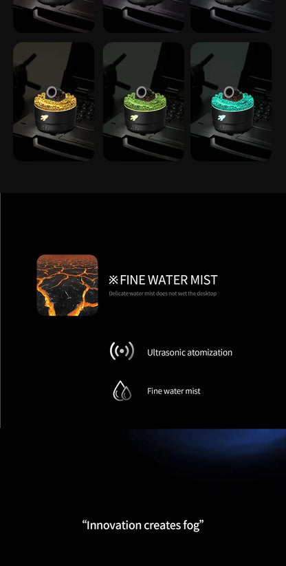 Tехника Xiaomi Cannon Fog Smoke Ring Volcano Aromatherapy Machine Home Office Humidifier Large Capacity Aromatherapy Machine