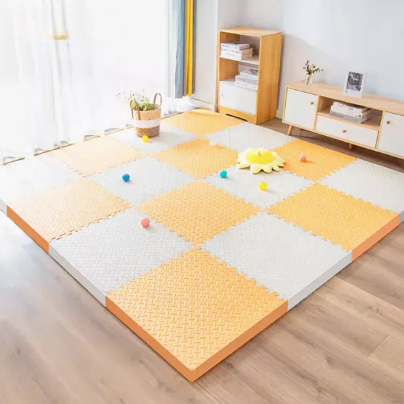 Baby EVA Foam Game Puzzle Mat Soft Non-slip Sports Fitness Mat Interlocking Sports Floor Tiles Children's Room Activity Mat