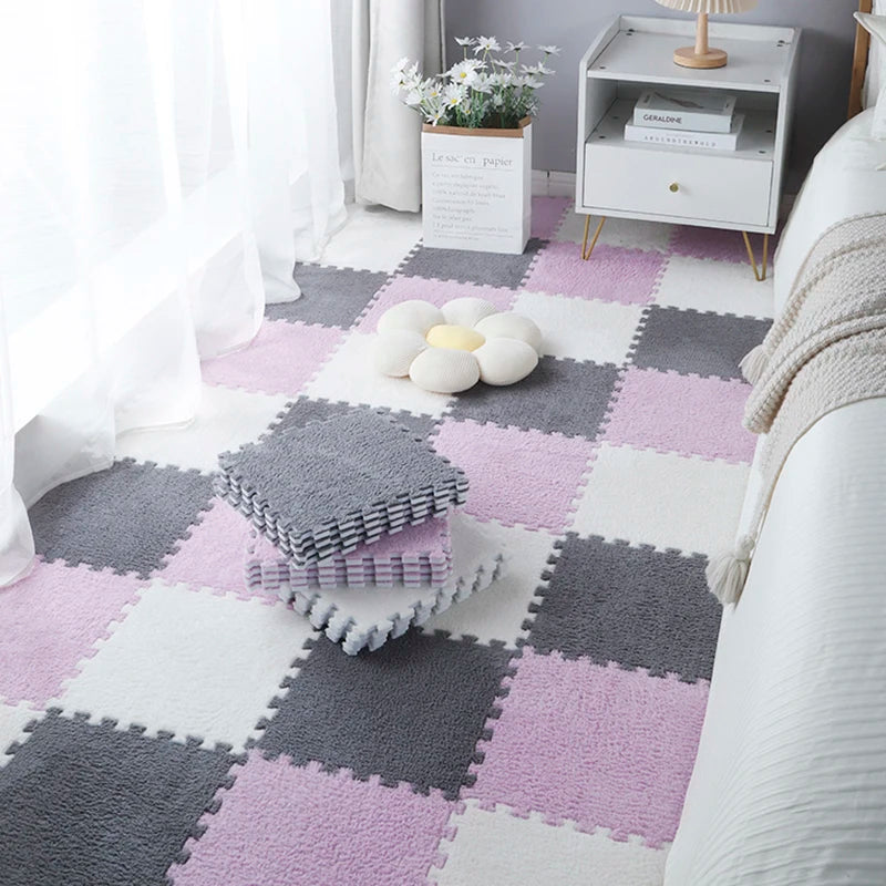 Eva Foam Puzzle Carpet Soft Plush Children's Mat Baby Toys Baby Play Mat  In Children's Room Keep Warm Playmat