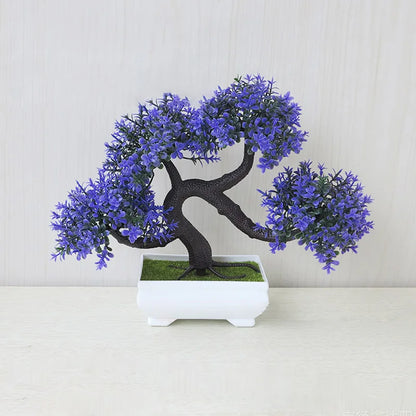 Simulated Potted Dragon Whisker Tree Bonsai Green Plant For Office Desktop Decoration Flowers Potted Home Creative Decoration