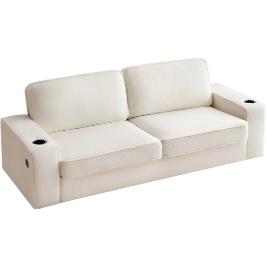 89in Modern Sofa With USB Charging Ports & Cup Holders Sectionals Couch Living Room Sofas Sofy Do Salon Furniture Sectional Home