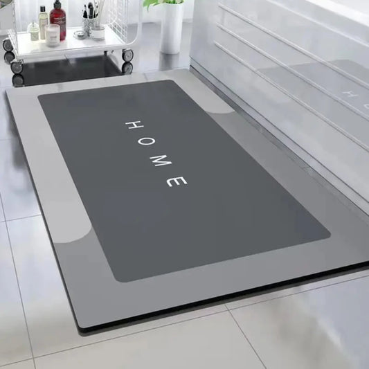 Mats Diatomite Bath Absorbent Anti Slip Floor Mat Foot Carpet Quick Dry Shower Toilet Rug Bathroom Kitchen Doormat Washable