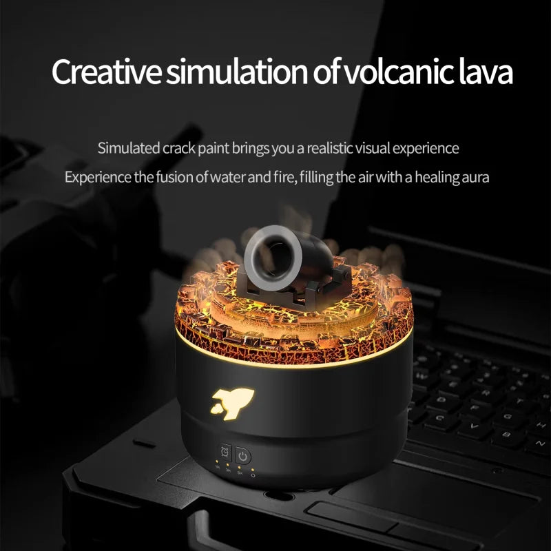 Tехника Xiaomi Cannon Fog Smoke Ring Volcano Aromatherapy Machine Home Office Humidifier Large Capacity Aromatherapy Machine