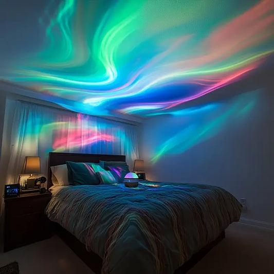 LED Galaxy Projector Light Colorful Galaxy Sky Projector Bedroom Night Light Kids Room Decoration Christmas Party Decoration