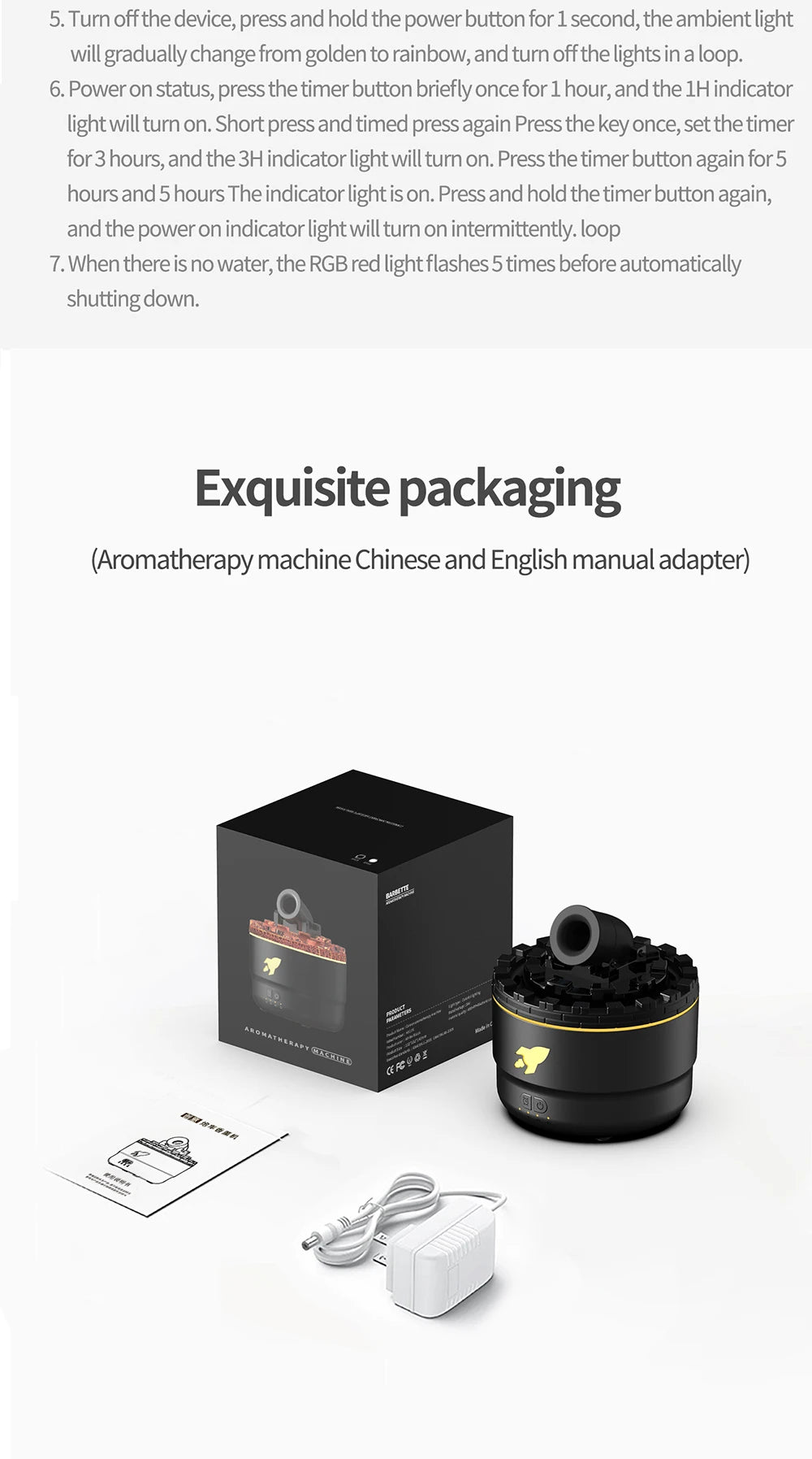 Tехника Xiaomi Cannon Fog Smoke Ring Volcano Aromatherapy Machine Home Office Humidifier Large Capacity Aromatherapy Machine