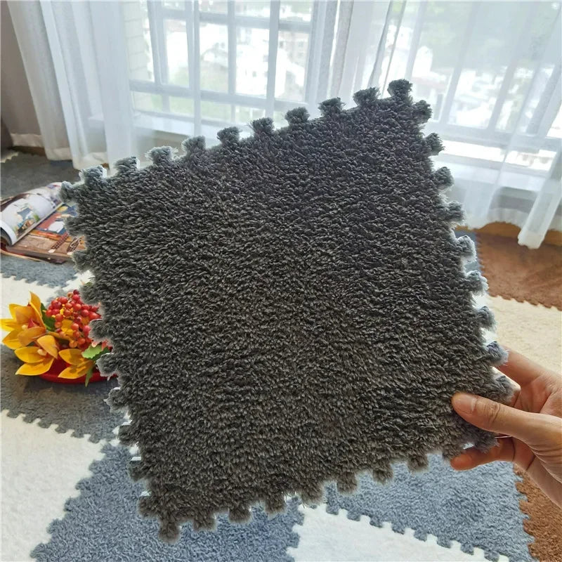 5-20pcs Eva Rubber for Baby Floor Baby Foam Mat Living Room Bedroom Plush Pad Plush Carpet Children's Room Keep Warm Playmat For