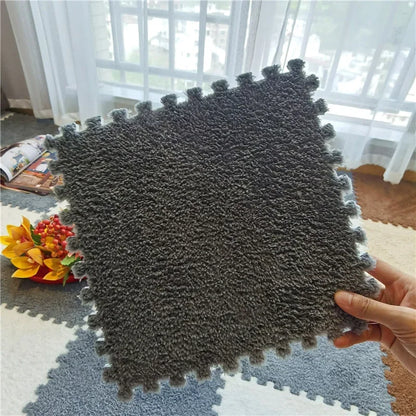 5-20pcs Eva Rubber for Baby Floor Baby Foam Mat Living Room Bedroom Plush Pad Plush Carpet Children's Room Keep Warm Playmat For