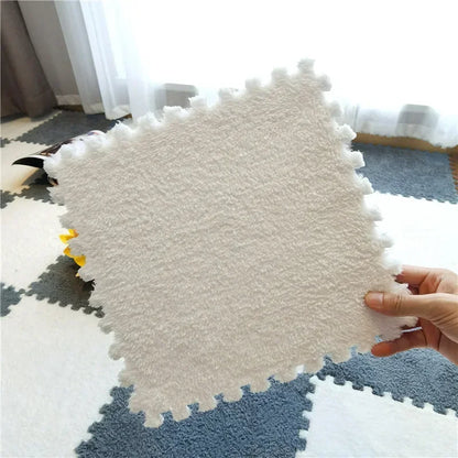 5-20pcs Eva Rubber for Baby Floor Baby Foam Mat Living Room Bedroom Plush Pad Plush Carpet Children's Room Keep Warm Playmat For