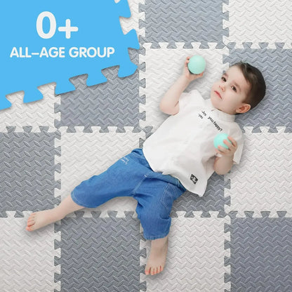 Baby EVA Foam Game Puzzle Mat Soft Non-slip Sports Fitness Mat Interlocking Sports Floor Tiles Children's Room Activity Mat