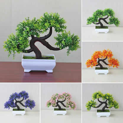 Simulated Potted Dragon Whisker Tree Bonsai Green Plant For Office Desktop Decoration Flowers Potted Home Creative Decoration
