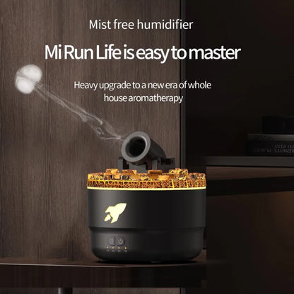 Tехника Xiaomi Cannon Fog Smoke Ring Volcano Aromatherapy Machine Home Office Humidifier Large Capacity Aromatherapy Machine