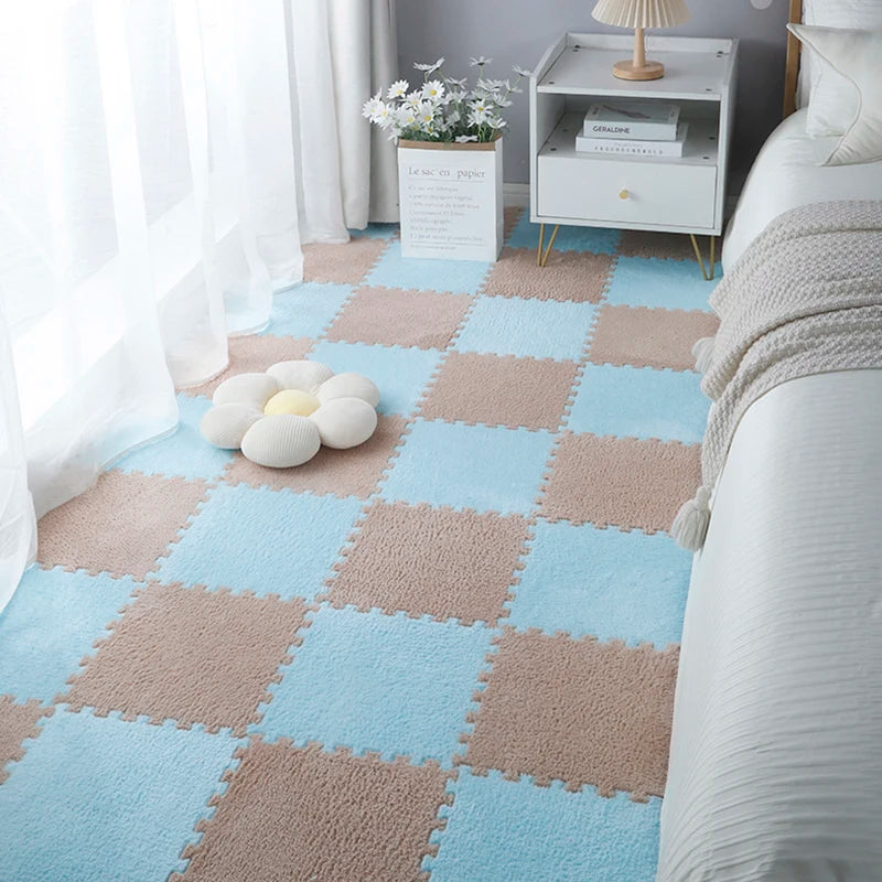 Eva Foam Puzzle Carpet Soft Plush Children's Mat Baby Toys Baby Play Mat  In Children's Room Keep Warm Playmat