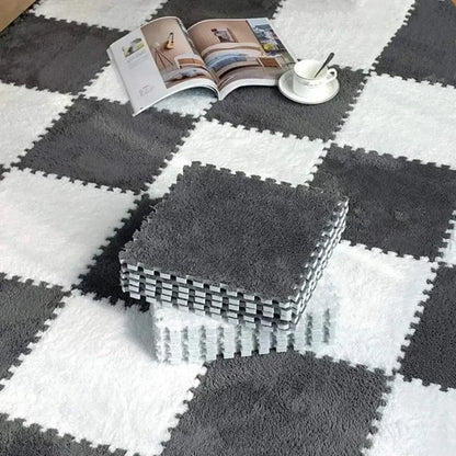 5-20pcs Eva Rubber for Baby Floor Baby Foam Mat Living Room Bedroom Plush Pad Plush Carpet Children's Room Keep Warm Playmat For