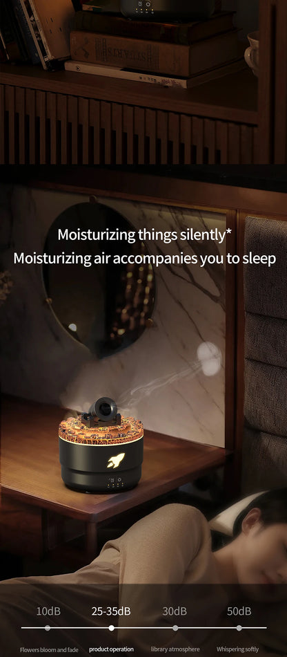 Tехника Xiaomi Cannon Fog Smoke Ring Volcano Aromatherapy Machine Home Office Humidifier Large Capacity Aromatherapy Machine